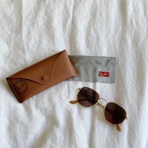 Ray-Ban Hexagonal Flat Lenses Sunglasses